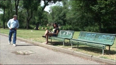 TGIRL ROOM: Recoge a una transexual en el parque y la invita...