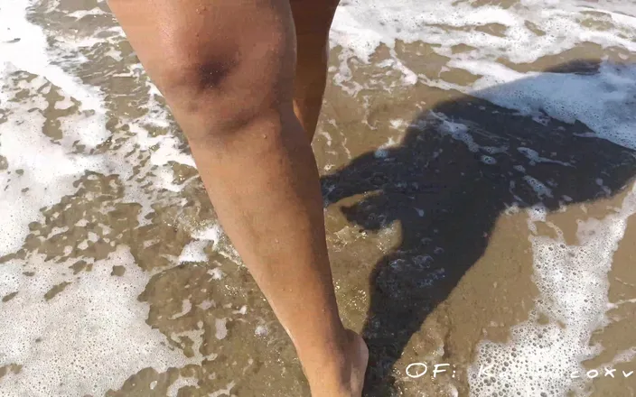 Karmicoxv: Foot fetish. My wife showing her bare feet on the...