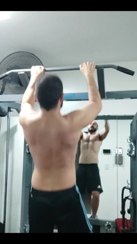 You Suck My Dick After Doing Pull-ups on the Rack?