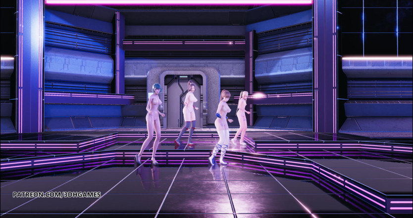 3D-Hentai Games: [MMD] Lo spogliarello di Glide Marie Rose Mairanui Tamaki Kasumi...