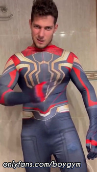 Spiderman Cum Surprise