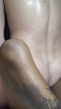 Huge Black Cock Deep Fucks Italian Hole