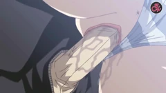 Hentai sem censura, meia-irmã irritante em meias tem gozada interna em sua buceta apertada