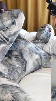 Nora Fox Wolf Zentai Mesin Encasement