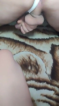Masturbace s velkým penisem