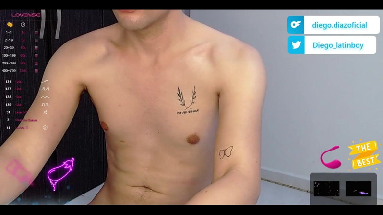 Diego_latinboy: Diego Diaz, a Young Latino Known as Latinboy, Masturbates Alone...