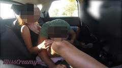 Miss Creamy: 我的学生在我们从拼贴回家的路上自慰他的老师湿润的阴户 - misscreamy
