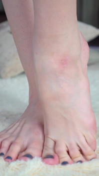 Showing My Feet with New Pedicure