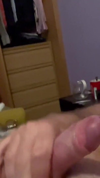 Great Cumshot After a on the Bed