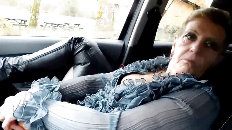 Nylon Ann: Botas altas del muslo