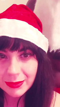 큰 개를 원하는 Mrs.claus