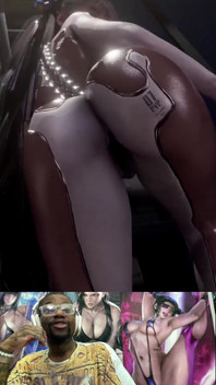 Thicc Fat Ass Eve Teases You on the Ladder with Her Cake