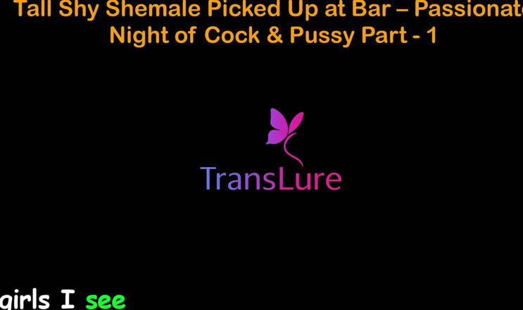 TransLure: English Audio Sex Story - Tall Shy Shemale Picked up at...