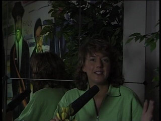 Lucky Cooch: Ripped dude and a sexy chick at the interview