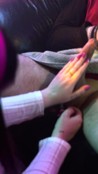 I Get Creampied While My Bestie Jerks off My Stepdaddy