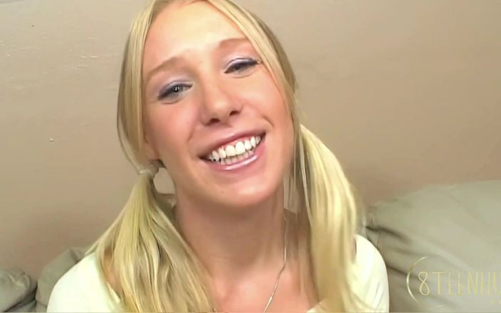 8TeenHub: Blonde Teen Gets Facial After a Good Fuck