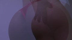 Ass Worship Sissy Goon Fuel in Red Thong & Silk Gloves thumbnail