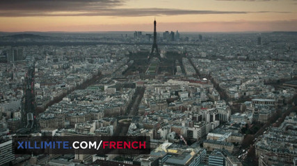 French girls at work: Ava Courcelles bertemu dengan seorang lelaki di bilik air