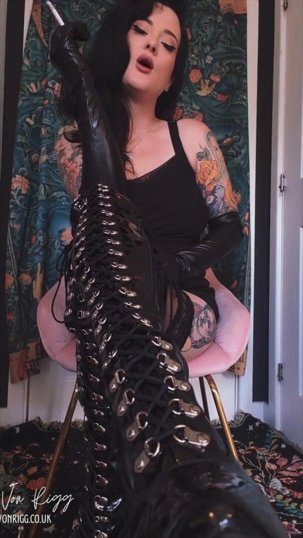 Diana Von Rigg: Bound for My Boots: Mistress Has You in Steel Handcuffs...