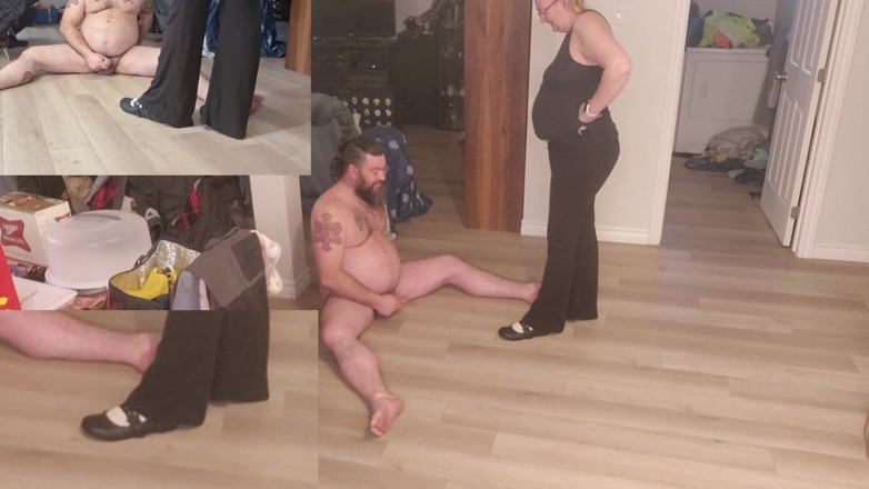 Miss jj chose: Full Weight Ball Trampling