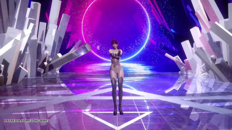 3D-Hentai Games: [MMD] (G)I-DLE - Tomboy gorący nagi taniec Ahri Akali Evelynn Kaisa League...