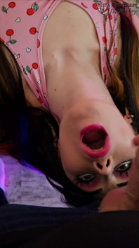 Realdoll on My Couch! I Shoved My Cock Deep Into Mouth