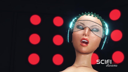 3dxpassion-transgender: แสงไซไฟ หุ่นยนต์หญิงดิ๊กเกิร์ล 3D ร้อนๆ เล่นกับสาวดำเงี่ยนในสถานีอวกาศ