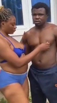 Africana gorda rabuda Naija Bebê