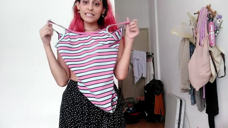 Ms Candy Bunny: Changing Shirts with Porn Talk - Confessions and Boobs