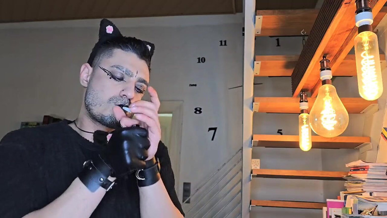 Daddy femboy: Femboy After College Sex Party and Gets Ready