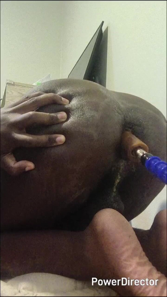 DaBlackFemboy: Femboy uzależniony od wibratora bez użycia rąk kremowe orgazmy na...