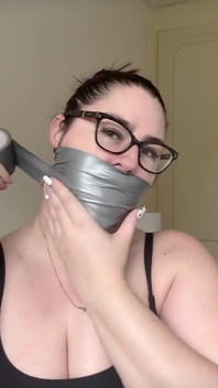 Lacey - Self Gag Fun and Orgasms After Gym Part 1