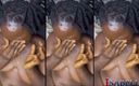 African Beauties: Kinky Isabella houdt van speeksel en pisdouches