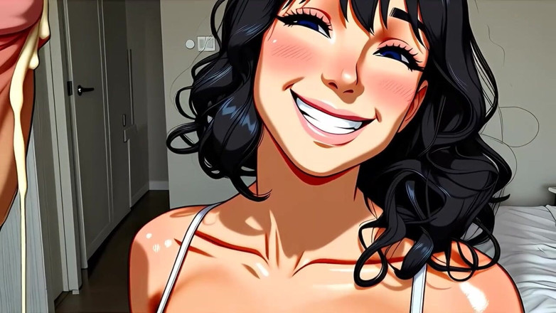 AI Princess: Ai erzeugte asiatin mit dicken möpsen, bekommt ficken und ins...