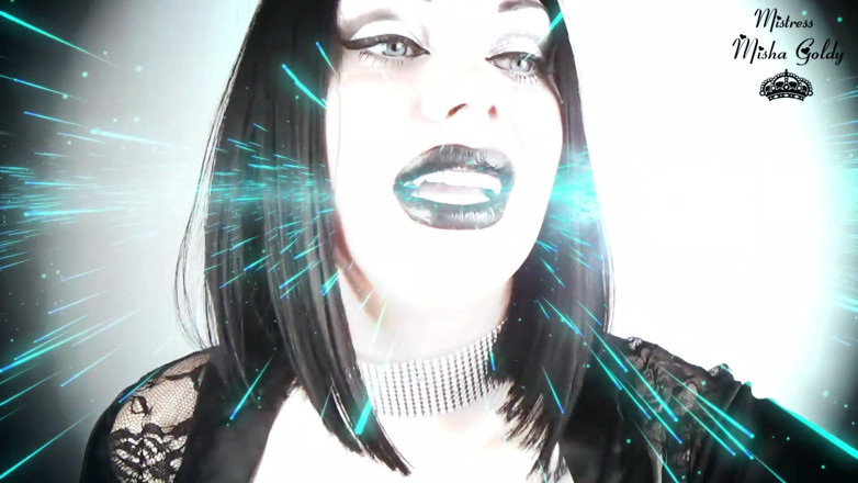 Goddess Misha Goldy: JOIで黒い唇を魅了