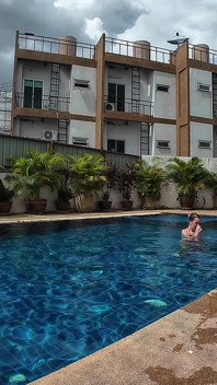 Sfw Playing About in Our Swimming Pool