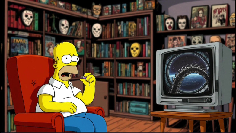 Octopussy Lovers Club: Desene animate speciale de Halloween. Extraterestru: Homer