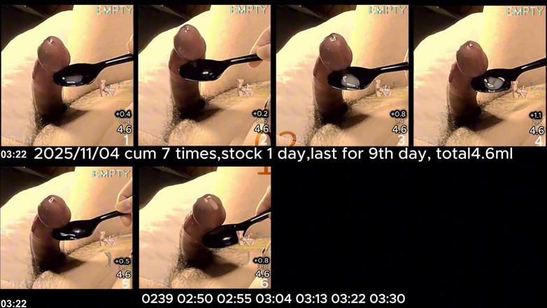 Gmilk: Orgasme terganggu 3 Kali, Pancutan Kering selama 15 Hari.251027-251110
