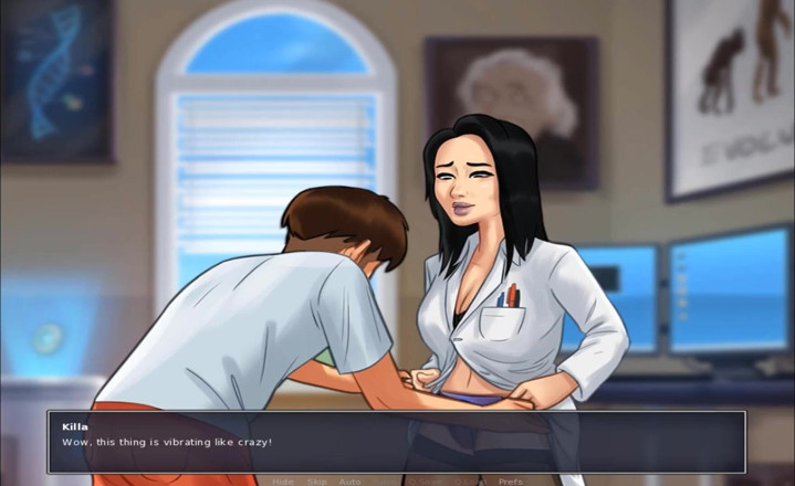 Hentai World: Saga letnia - nauczycielka nauki i jej pas cipki