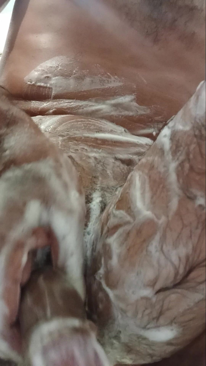 Pandora-DVA: Solo Beautiful Big All in Foam, Unpleasant Hand Masturbation!
