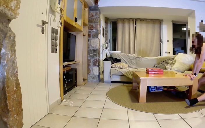 Dream Justin: Caméra de surveillance, une femme salope trompe son mari seule à...