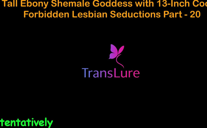 TransLure: English Audio Sex Story. Tall Ebony Shemale Goddess with Massive...