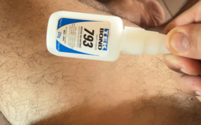 DaddyDoted: Stepdad's Desperation When Using Super Glue on the Glans!