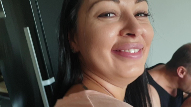 Romanian Girls: Rosalina Love Loves to Suck Cock, Three Guys