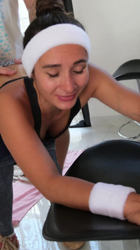 Bakış açısında derin sakso çektikten sonra anal ters biniş