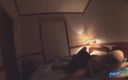 Japanese Hotties: Seks threesome 2 cewek asia di kamar hotel