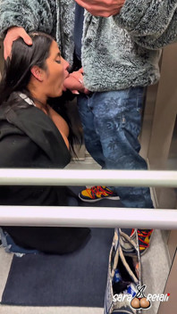 Deeptroath, Fuck Hard, Squirt and Cum Face in the Elevator with Chris Diamond