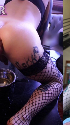Fuck Machine Destroys Lena Vesper's Pussy Before She Drinks Her Own Squirt thumbnail