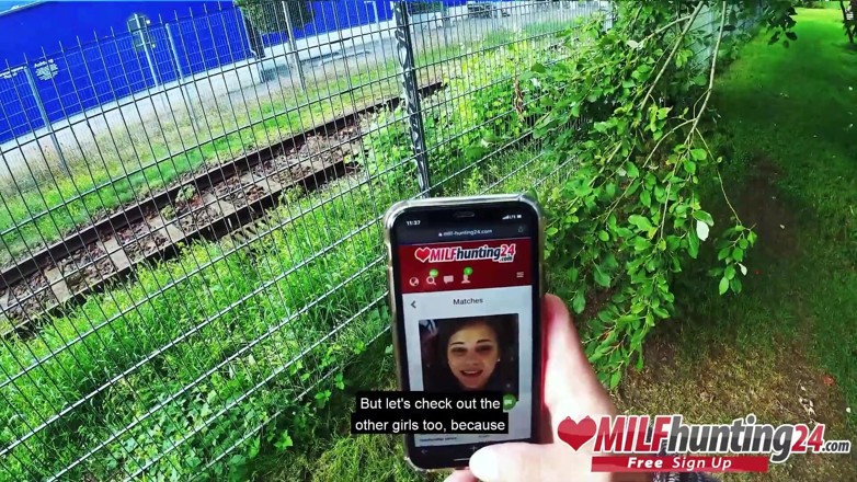 MILF Hunter 24: Hett utomhusknull med Harleen van Hynten! MILFhunting24