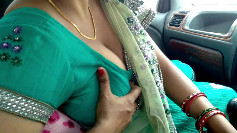 QueenSonali: Stepmom Handjob to Stranger in Car